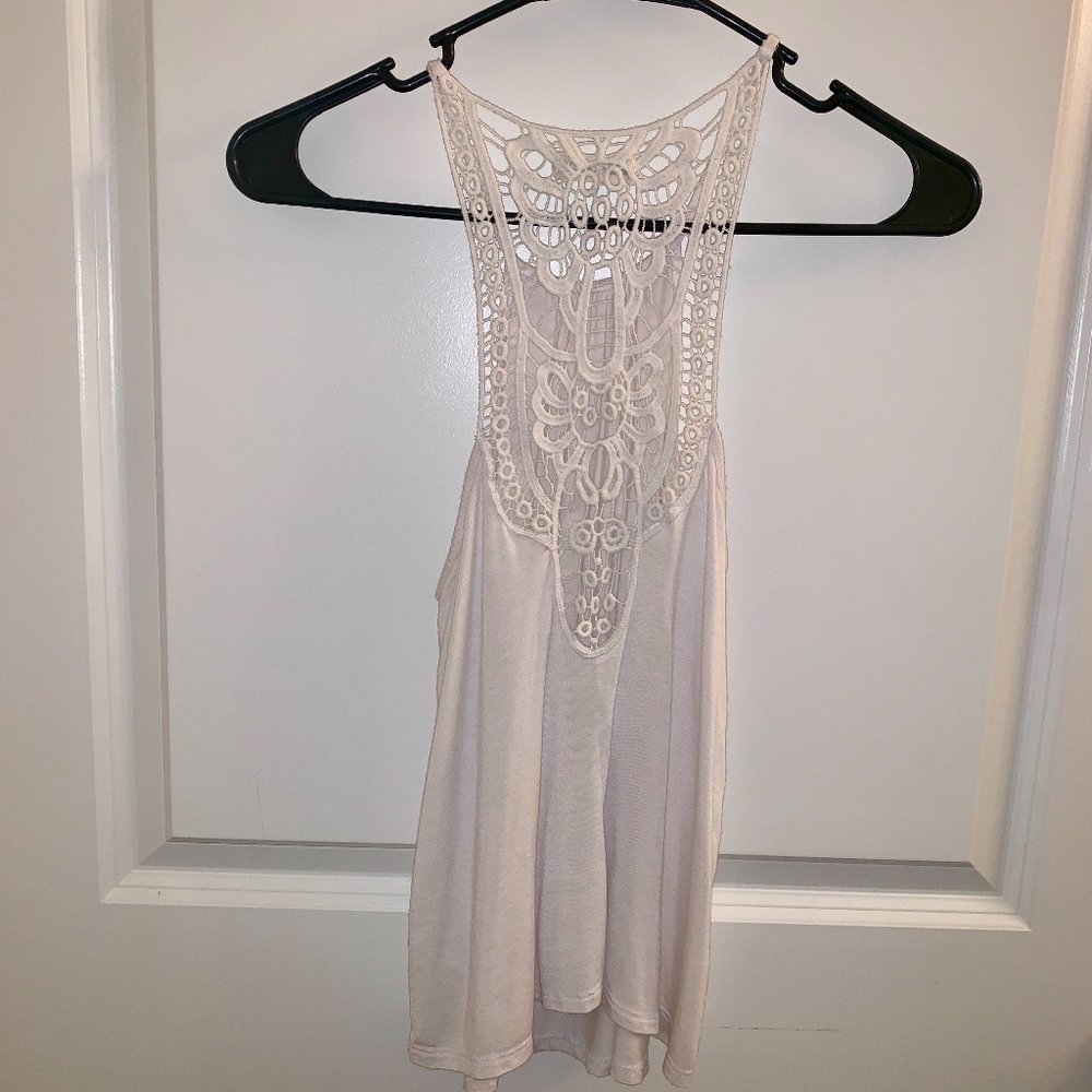 Chloe & Katie White Dressy Tank